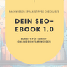 Cover des SEO eBooks 1.0 mit dem Titel „Dein SEO-eBook 1.0 – Schritt für Schritt online sichtbar werden“. Gelbes zentrales Design mit den Stichworten „Fachwissen | Praxistipps | Checkliste“. Autorin: Sabine Schwärzler, Veröffentlichung: Oktober 2024. Im Hintergrund ein abstraktes Stadt- und Linienmotiv in hellen Pastellfarben.