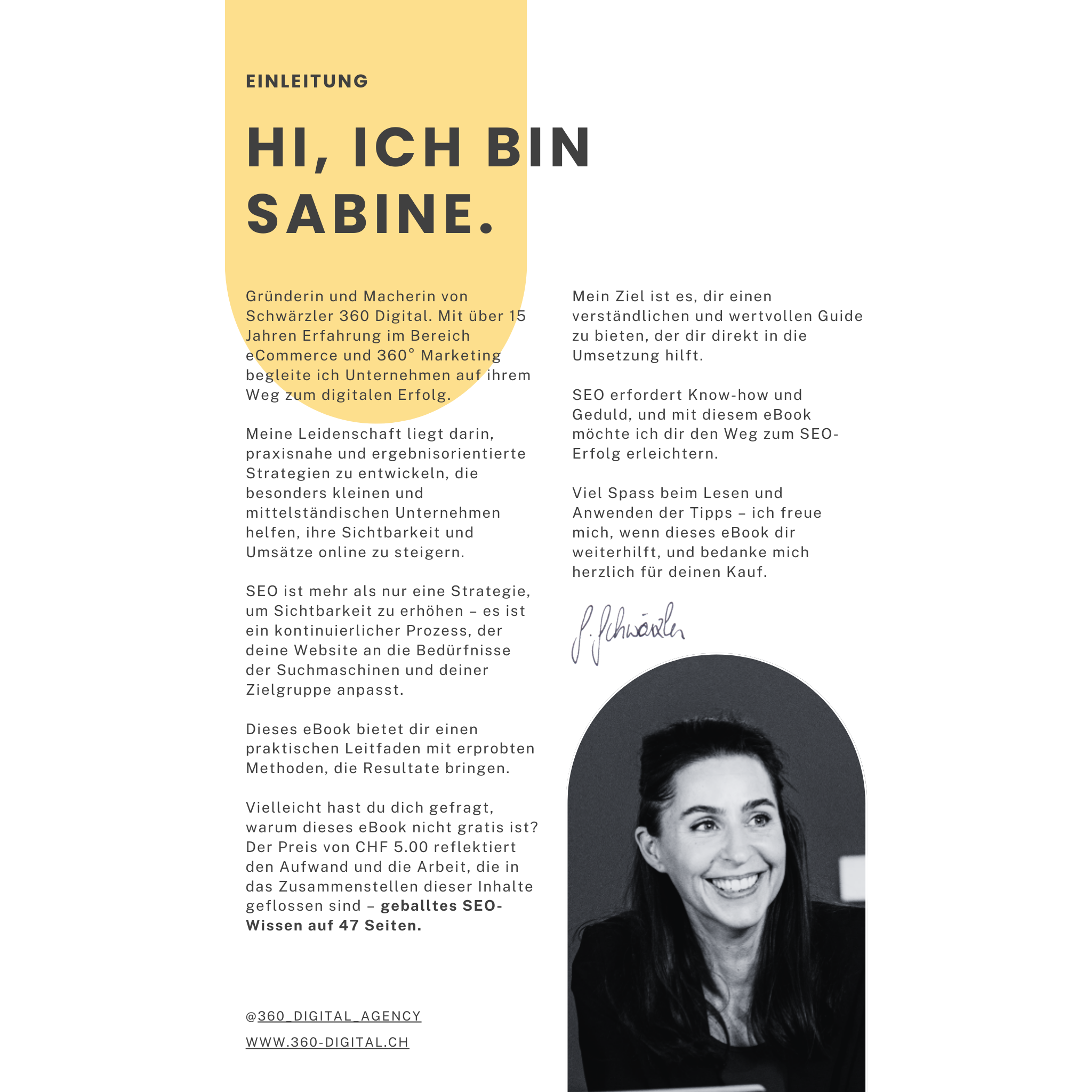 SEO-Handbuch: Fachwissen, Praxistipps & Checkliste – 47 Seiten - Viel Freude beim Lesen!
